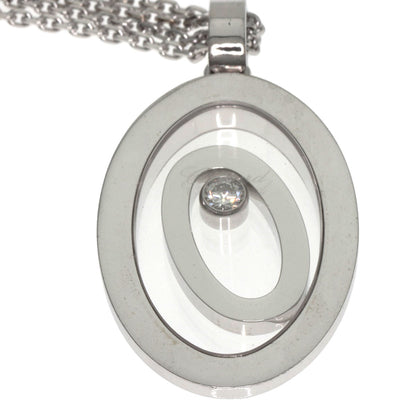 ショパール ハッピースピリット ダイヤモンド ネックレス K18ホワイトゴールド レディース 【中古】【Chopard】