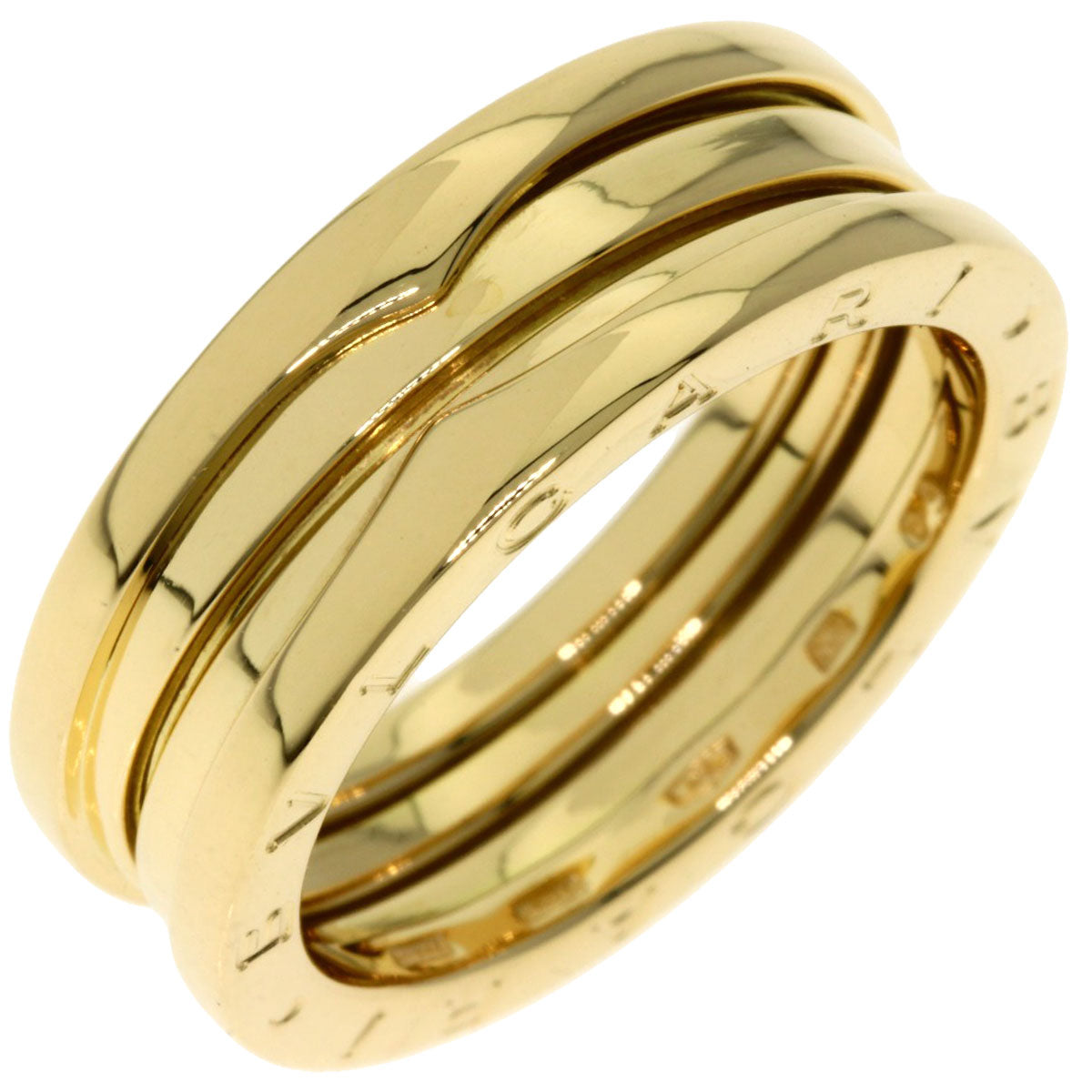 BVLGARI   Ring B.zero1 2 band #60 K18 Yellow Gold Ladies