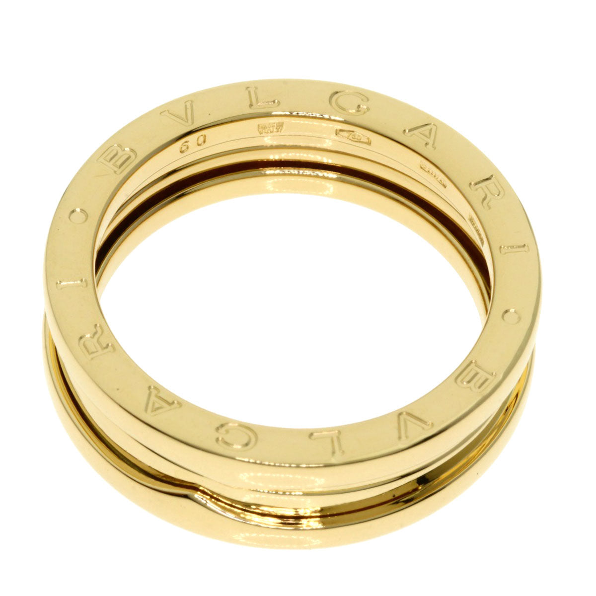 BVLGARI   Ring B.zero1 2 band #60 K18 Yellow Gold Ladies