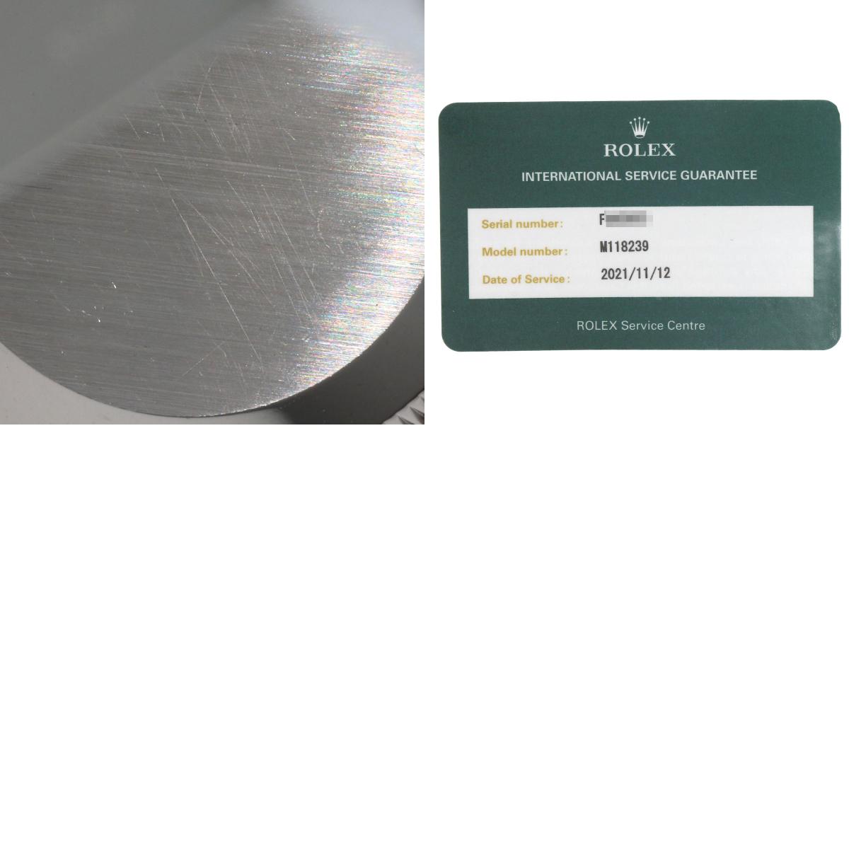 ROLEX Day Date 10P Diamond Watches 118239NA K18 White Gold/K18 White Gold mens