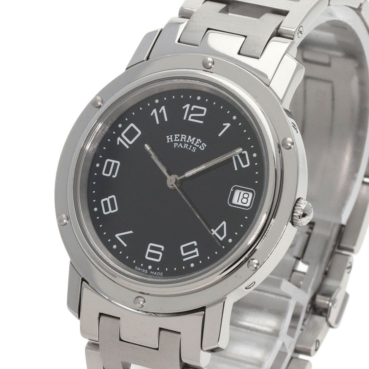 HERMES Clipper Watches CL6.710 Stainless Steel/Stainless Steel mens