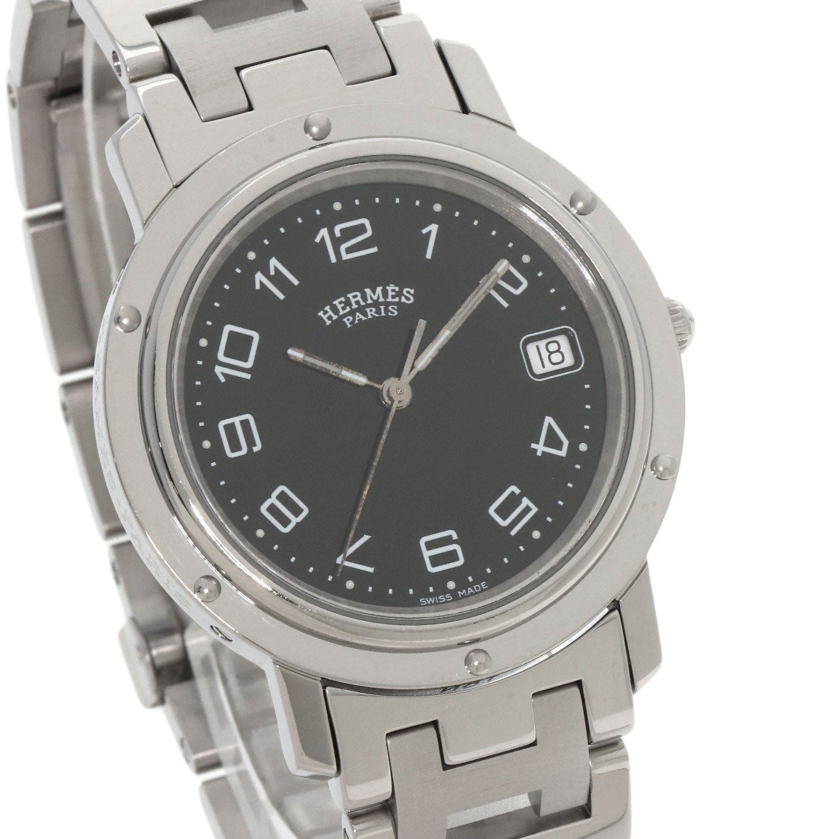 HERMES Clipper Watches CL6.710 Stainless Steel/Stainless Steel mens