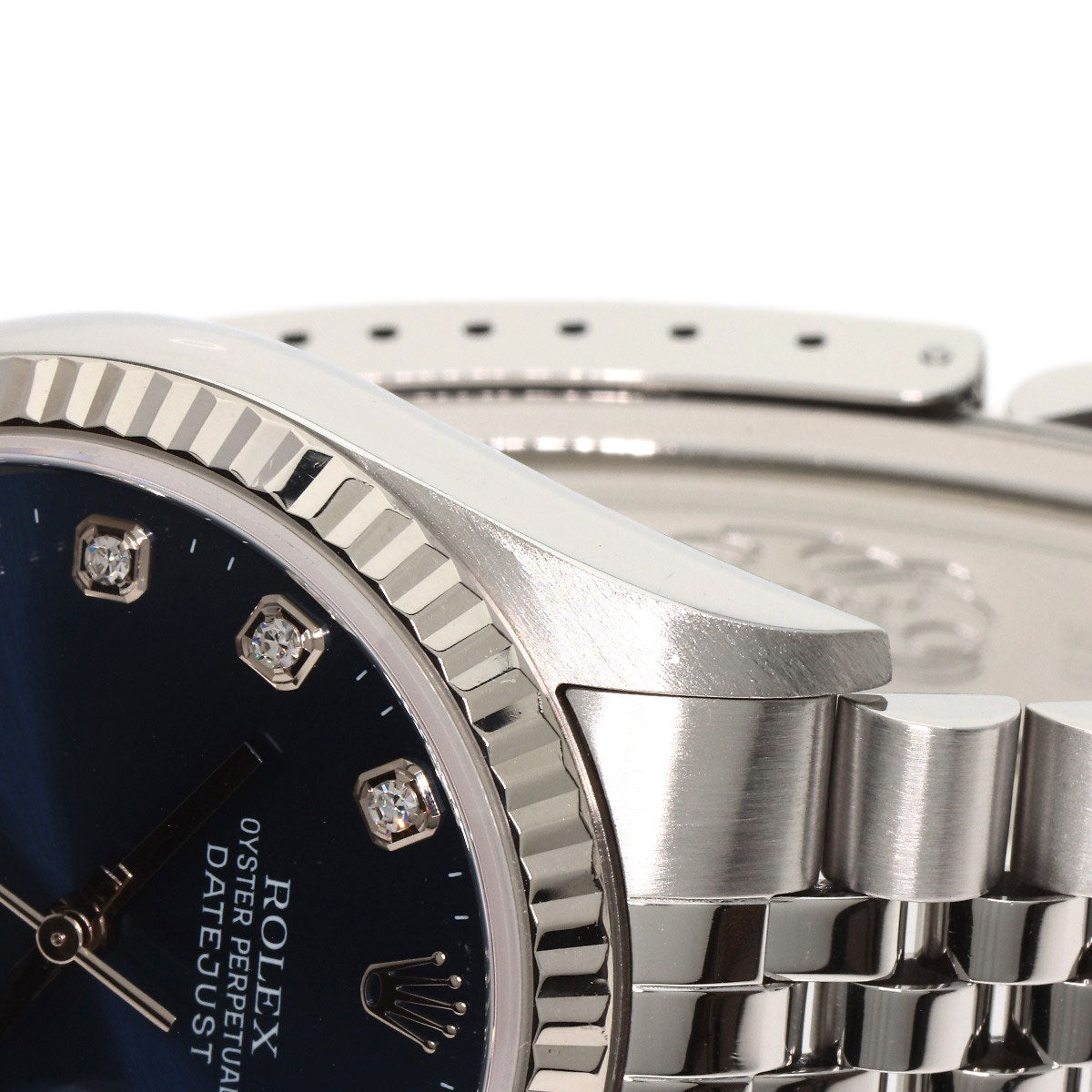 ROLEX DATEJUST 10P Diamond Watches 16234G Stainless Steel/Stainless Steel mens