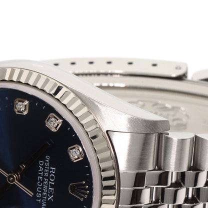 ROLEX DATEJUST 10P Diamond Watches 16234G Stainless Steel/Stainless Steel mens