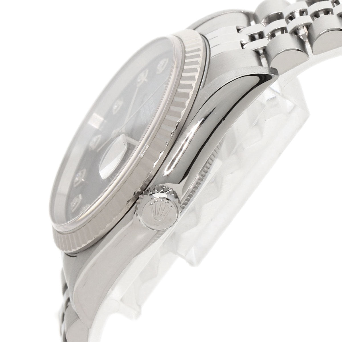 ROLEX DATEJUST 10P Diamond Watches 16234G Stainless Steel/Stainless Steel mens