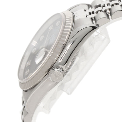 ROLEX DATEJUST 10P Diamond Watches 16234G Stainless Steel/Stainless Steel mens