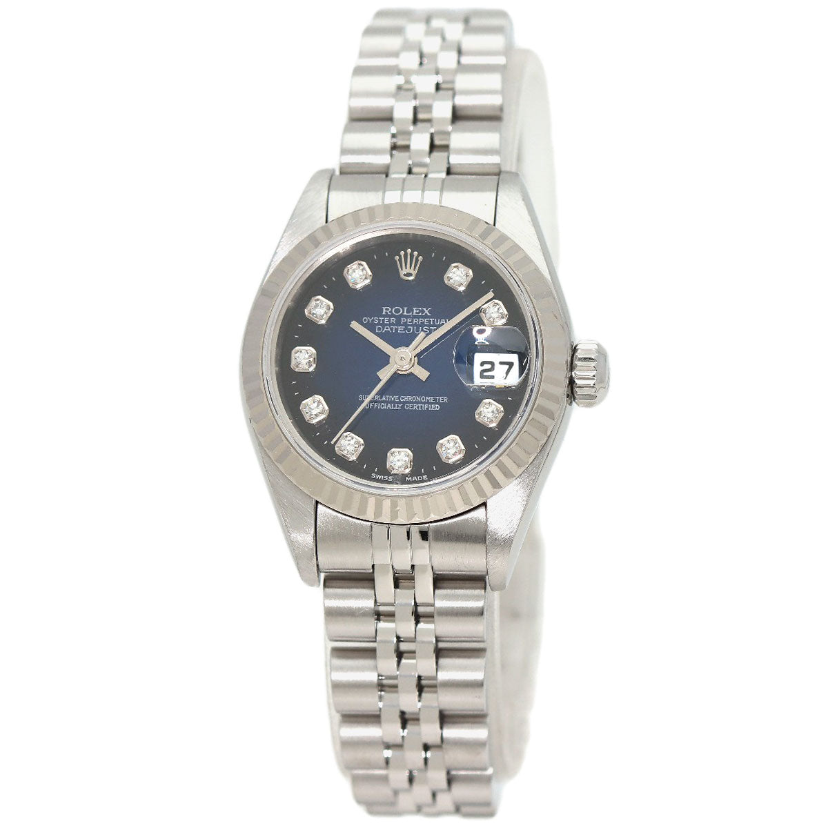 ROLEX DATEJUST 10P Diamond Watches 79174G Stainless Steel/Stainless Steel Ladies