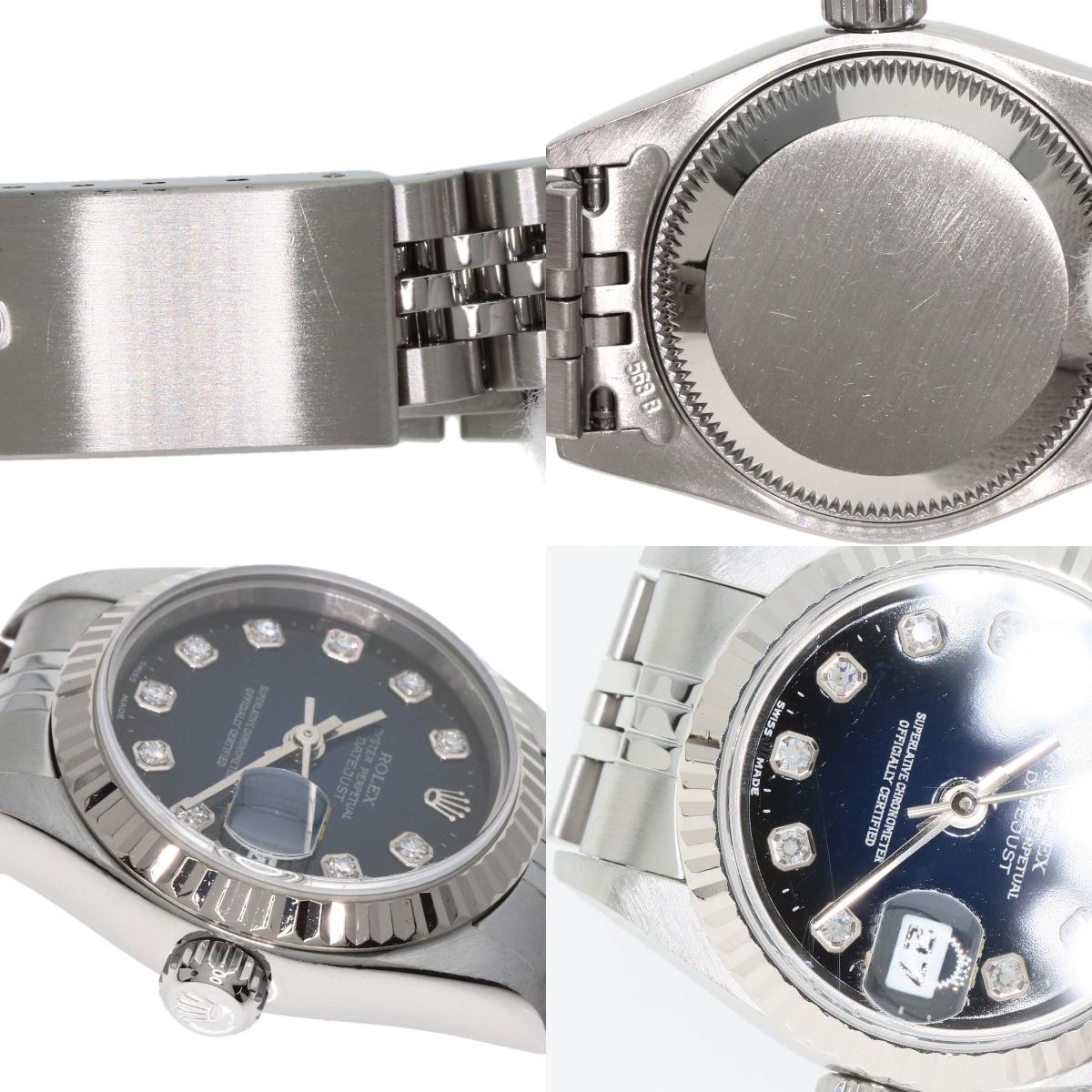 ROLEX DATEJUST 10P Diamond Watches 79174G Stainless Steel/Stainless Steel Ladies