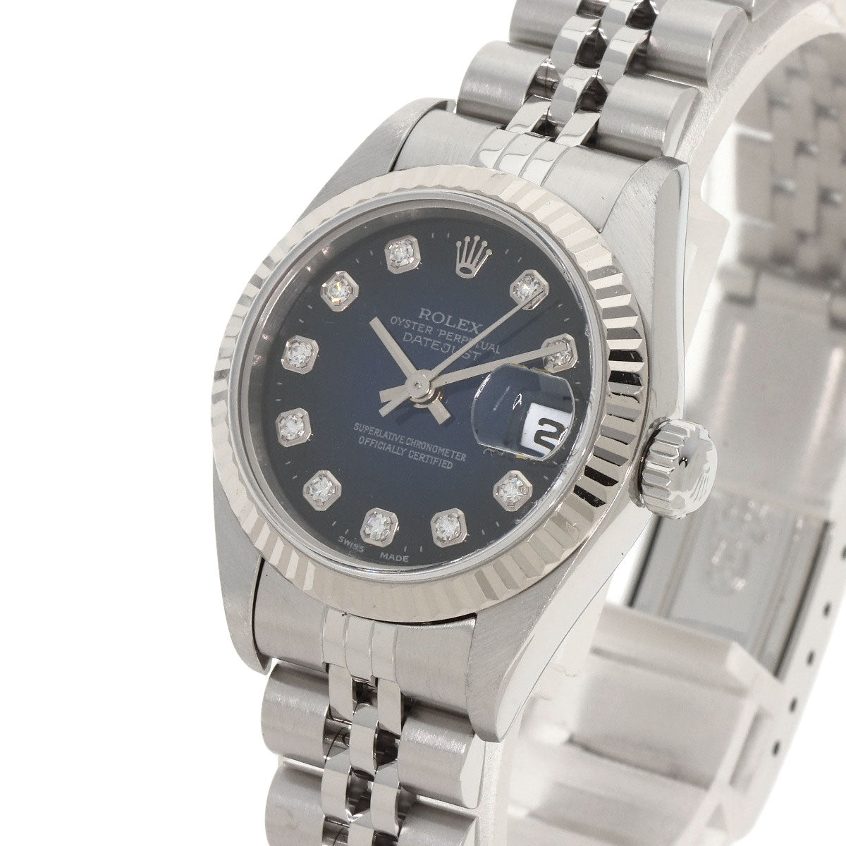 ROLEX DATEJUST 10P Diamond Watches 79174G Stainless Steel/Stainless Steel Ladies