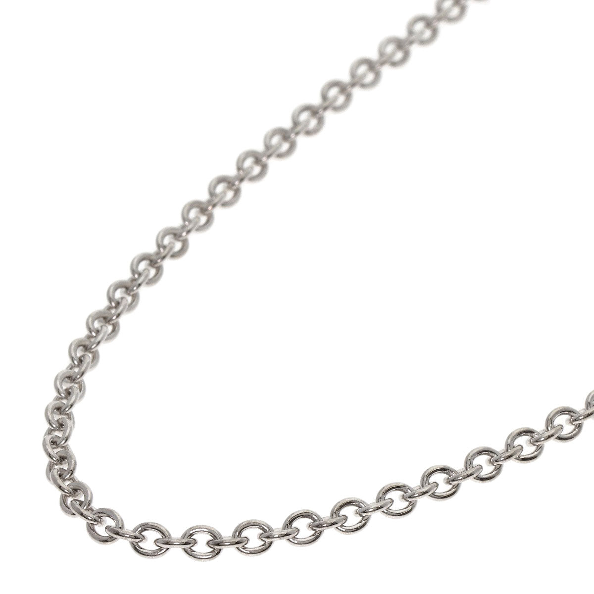 BVLGARI   Necklace Chain 17.3" K18 White Gold Ladies