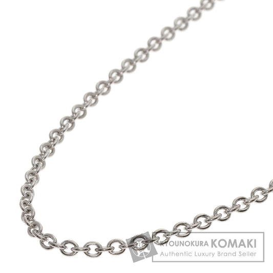 BVLGARI   Necklace Chain 17.3" K18 White Gold Ladies