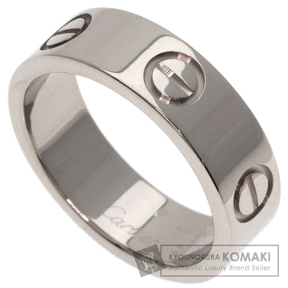 CARTIER love ring #50 Ring K18 White Gold Ladies [Used]