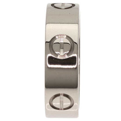 CARTIER love ring #50 Ring K18 White Gold Ladies [Used]