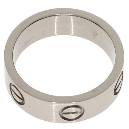 CARTIER love ring #50 Ring K18 White Gold Ladies [Used]