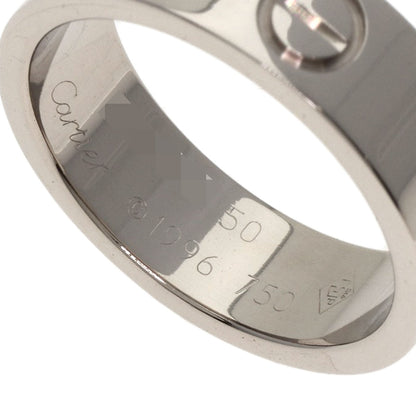 CARTIER love ring #50 Ring K18 White Gold Ladies [Used]