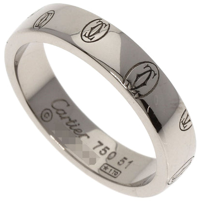 CARTIER   Happy Birthday #51 Ring  K18 White Gold Ladies [Used]