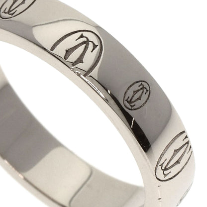 CARTIER   Happy Birthday #51 Ring  K18 White Gold Ladies [Used]