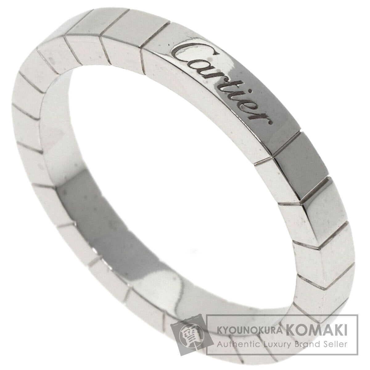 CARTIER   Ring Lanier # 61 K18 White Gold Ladies