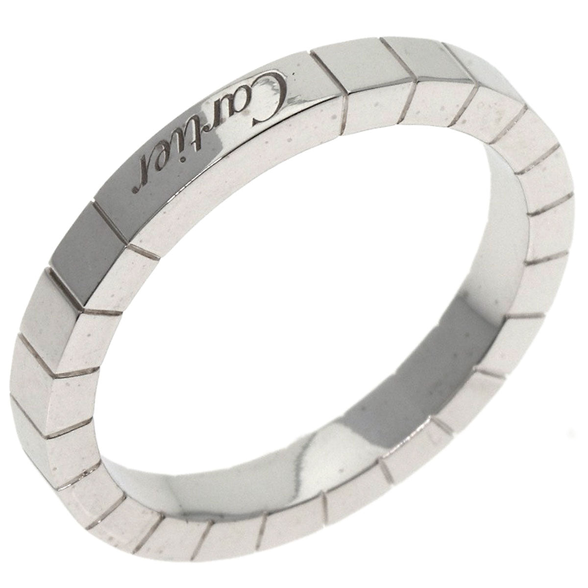 CARTIER   Ring Lanier # 61 K18 White Gold Ladies