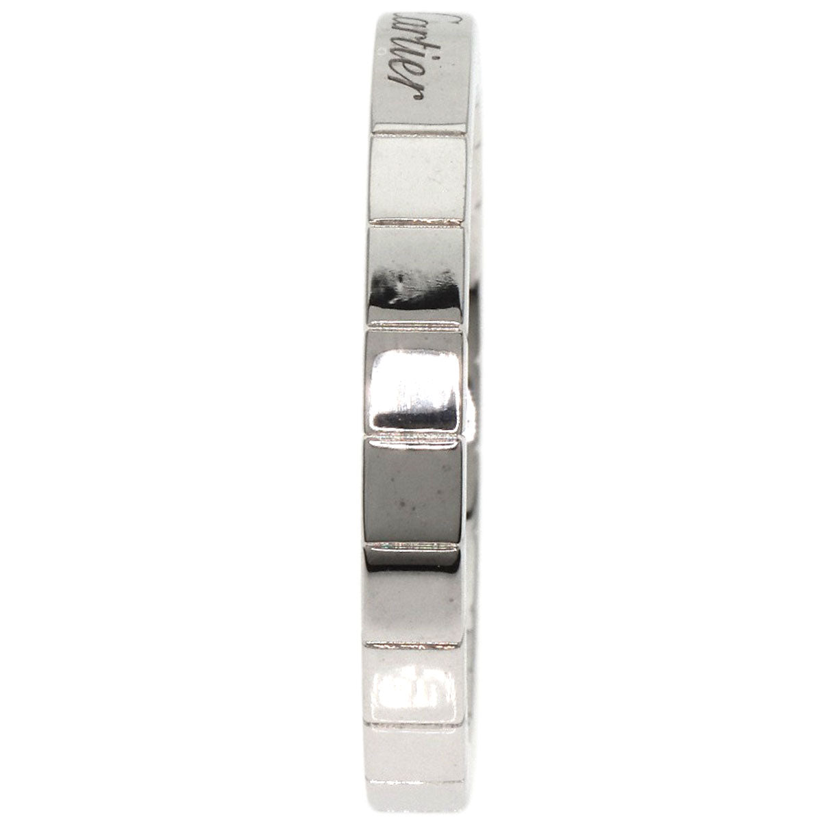 CARTIER   Ring Lanier # 61 K18 White Gold Ladies