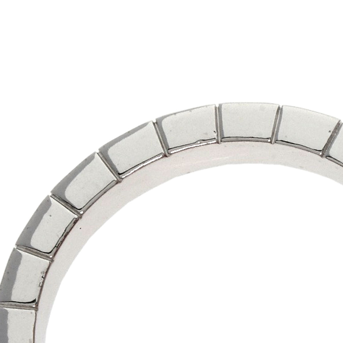 CARTIER   Ring Lanier # 61 K18 White Gold Ladies