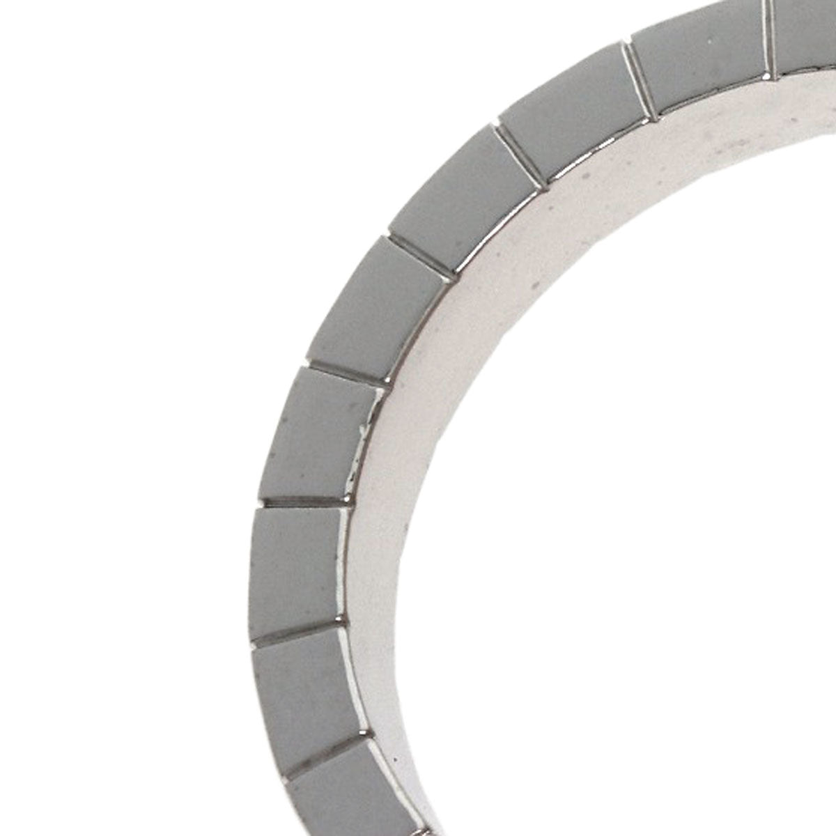 CARTIER   Ring Lanier # 61 K18 White Gold Ladies