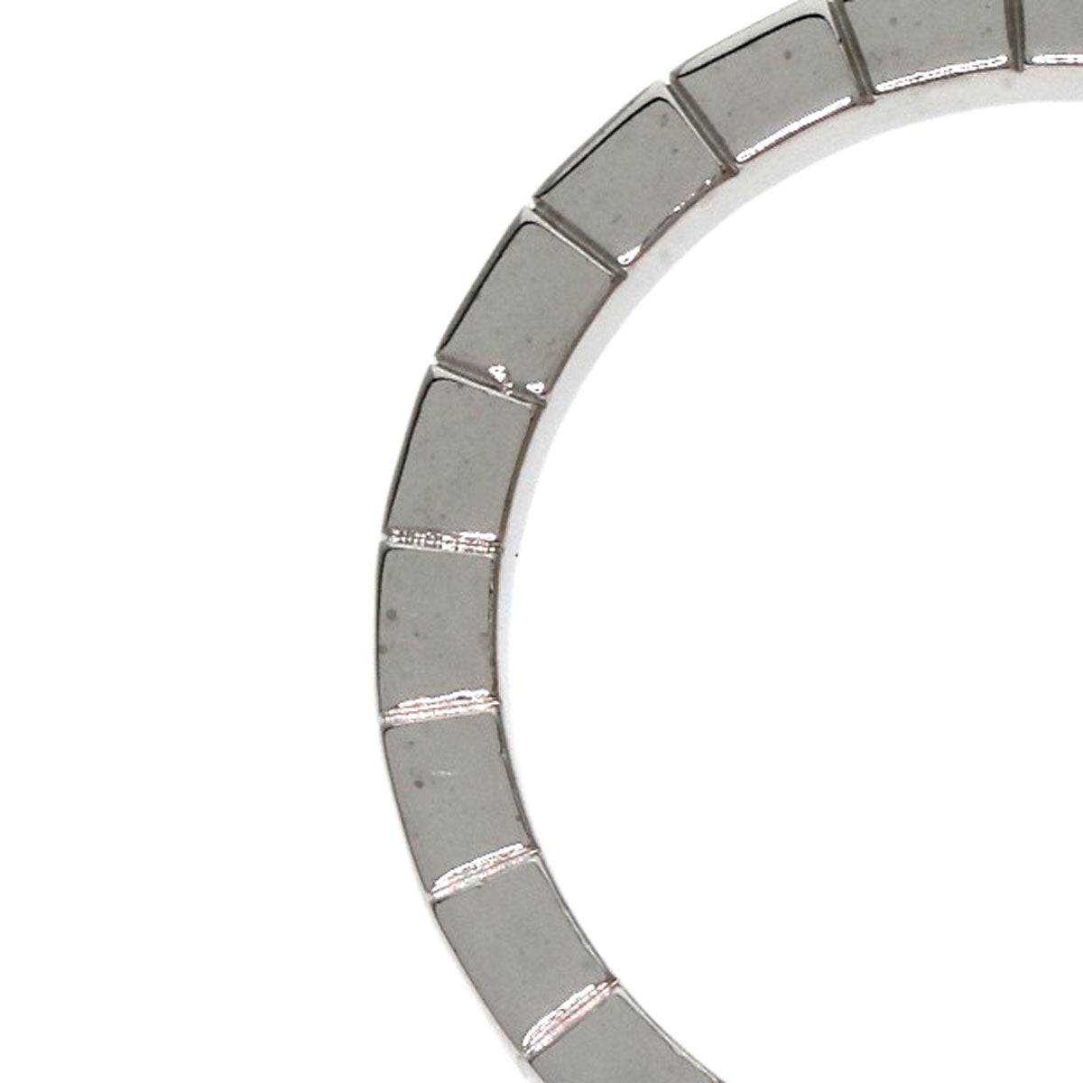 CARTIER   Ring Lanier # 61 K18 White Gold Ladies