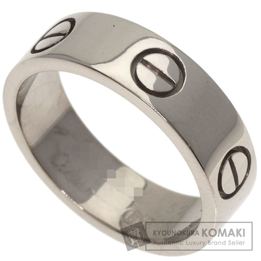CARTIER   Ring love ring #52 K18 White Gold Ladies