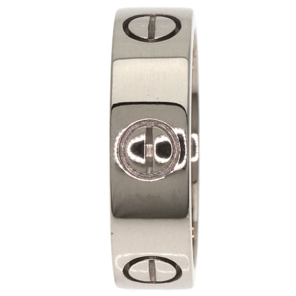CARTIER   Ring love ring #52 K18 White Gold Ladies