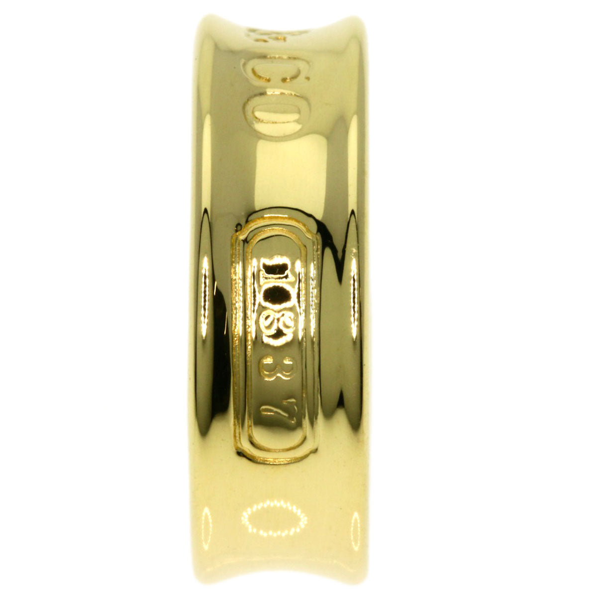 TIFFANY&Co. 1837 Ring K18 Yellow Gold Ladies [Used]