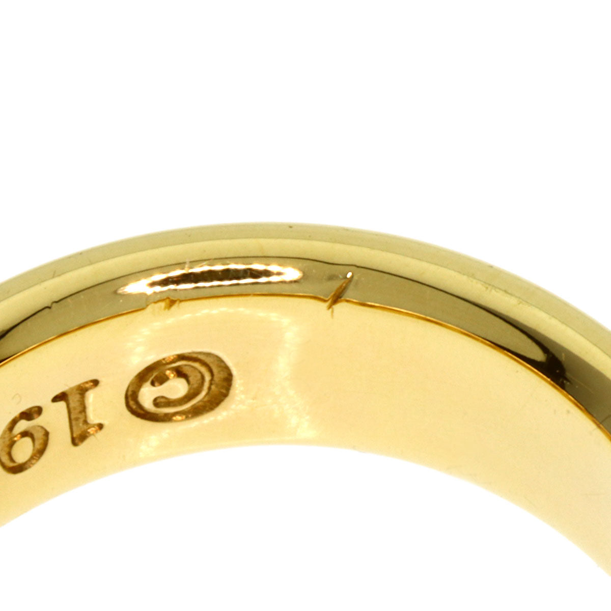 TIFFANY&Co. 1837 Ring K18 Yellow Gold Ladies [Used]