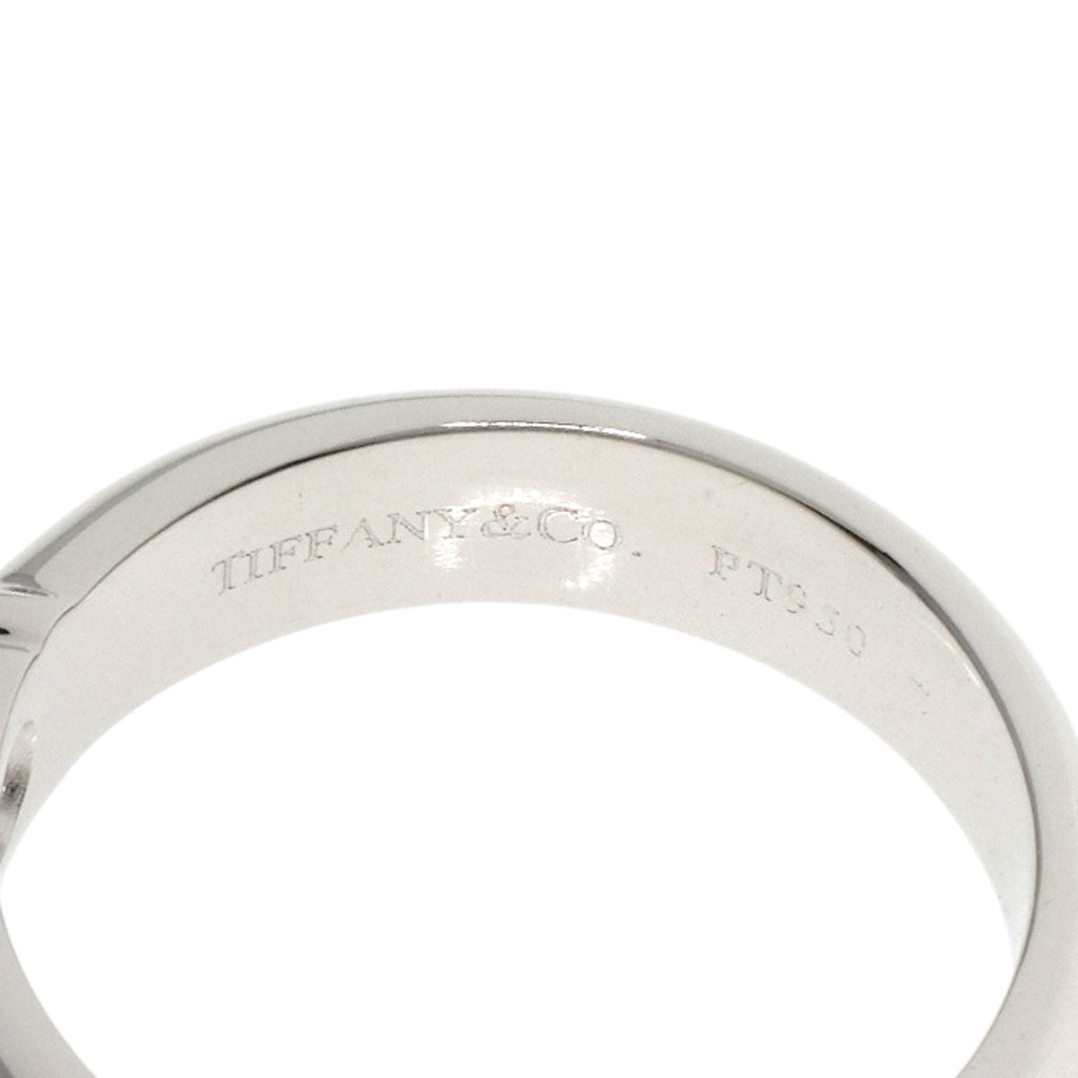 TIFFANY&Co.   Ring Dots Solitaire Diamond Platinum PT950 Ladies