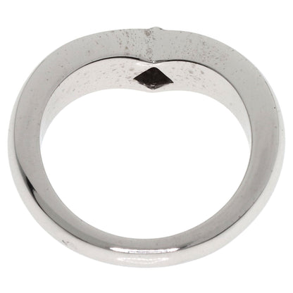 CARTIER   Ring Triandre 1P Diamond #52 K18 White Gold Ladies