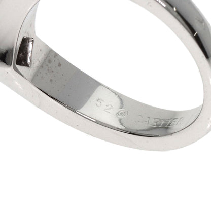 CARTIER   Ring Triandre 1P Diamond #52 K18 White Gold Ladies