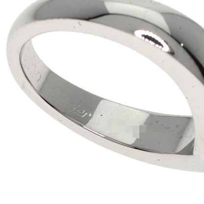 CARTIER   Ring Triandre 1P Diamond #52 K18 White Gold Ladies