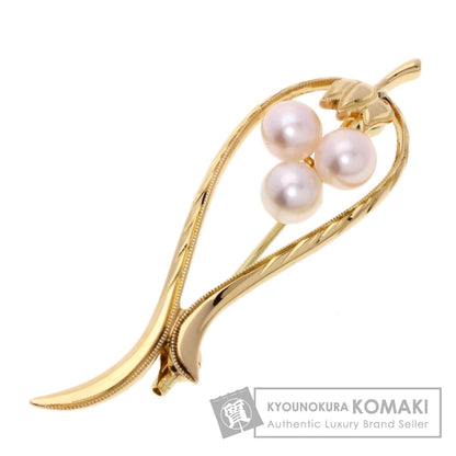 MIKIMOTO   Brooch Akoya pearl Pearl K18 Pink Gold Ladies