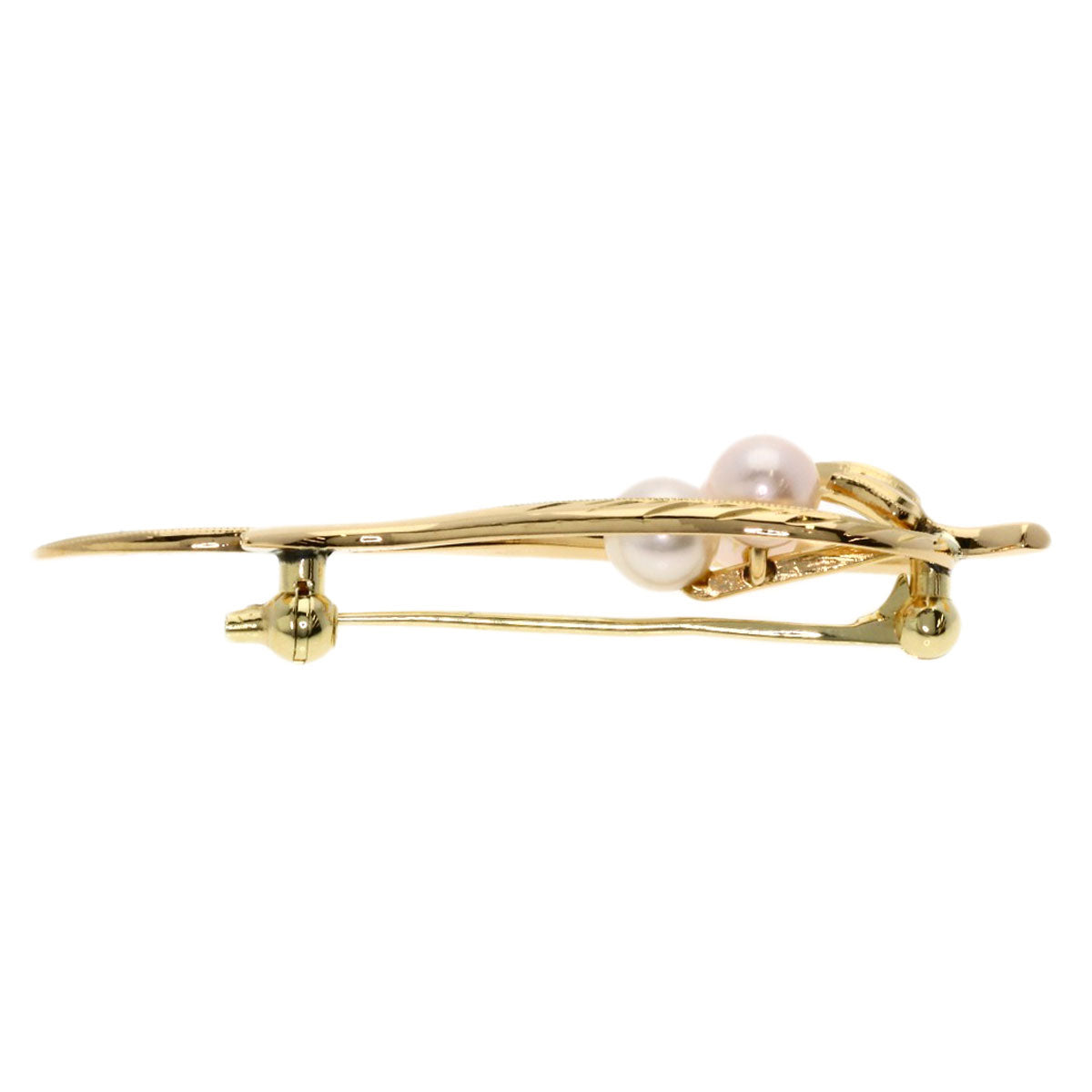 MIKIMOTO   Brooch Akoya pearl Pearl K18 Pink Gold Ladies