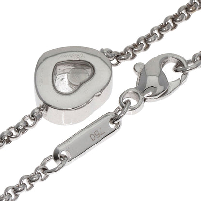 Chopard   Bracelet Happy diamond heart motif K18 White Gold Ladies