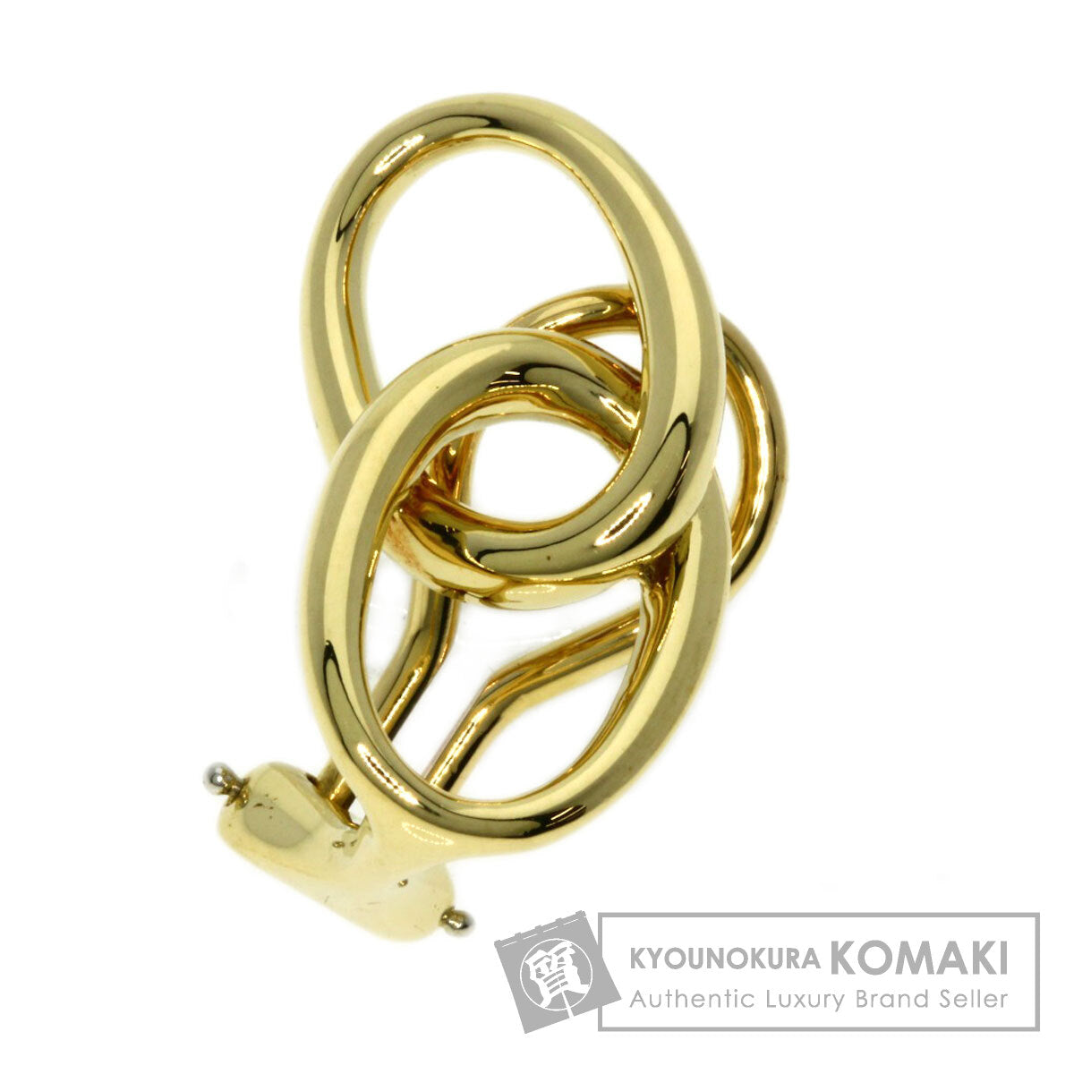 TIFFANY&Co.   Earring Double loop, one side only K18 Yellow Gold Ladies