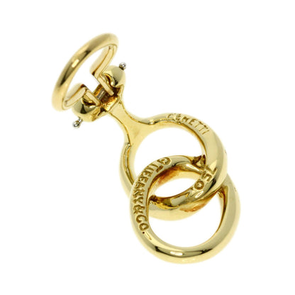 TIFFANY&Co.   Earring Double loop, one side only K18 Yellow Gold Ladies