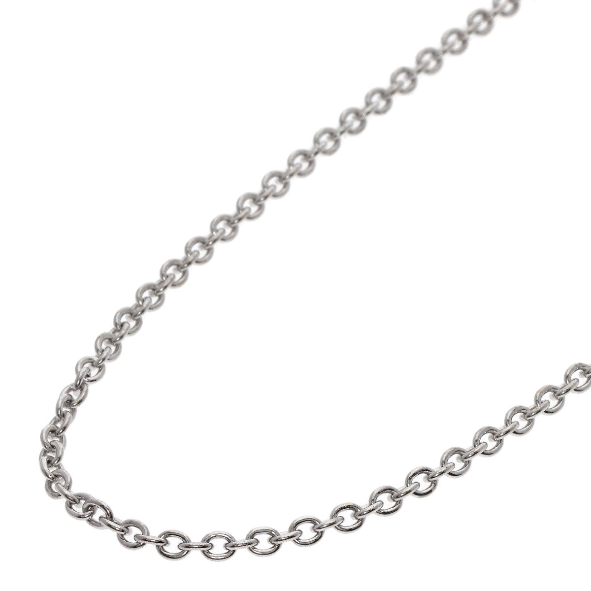 BVLGARI Chain 17.7" Necklace K18 White Gold Ladies [Used]