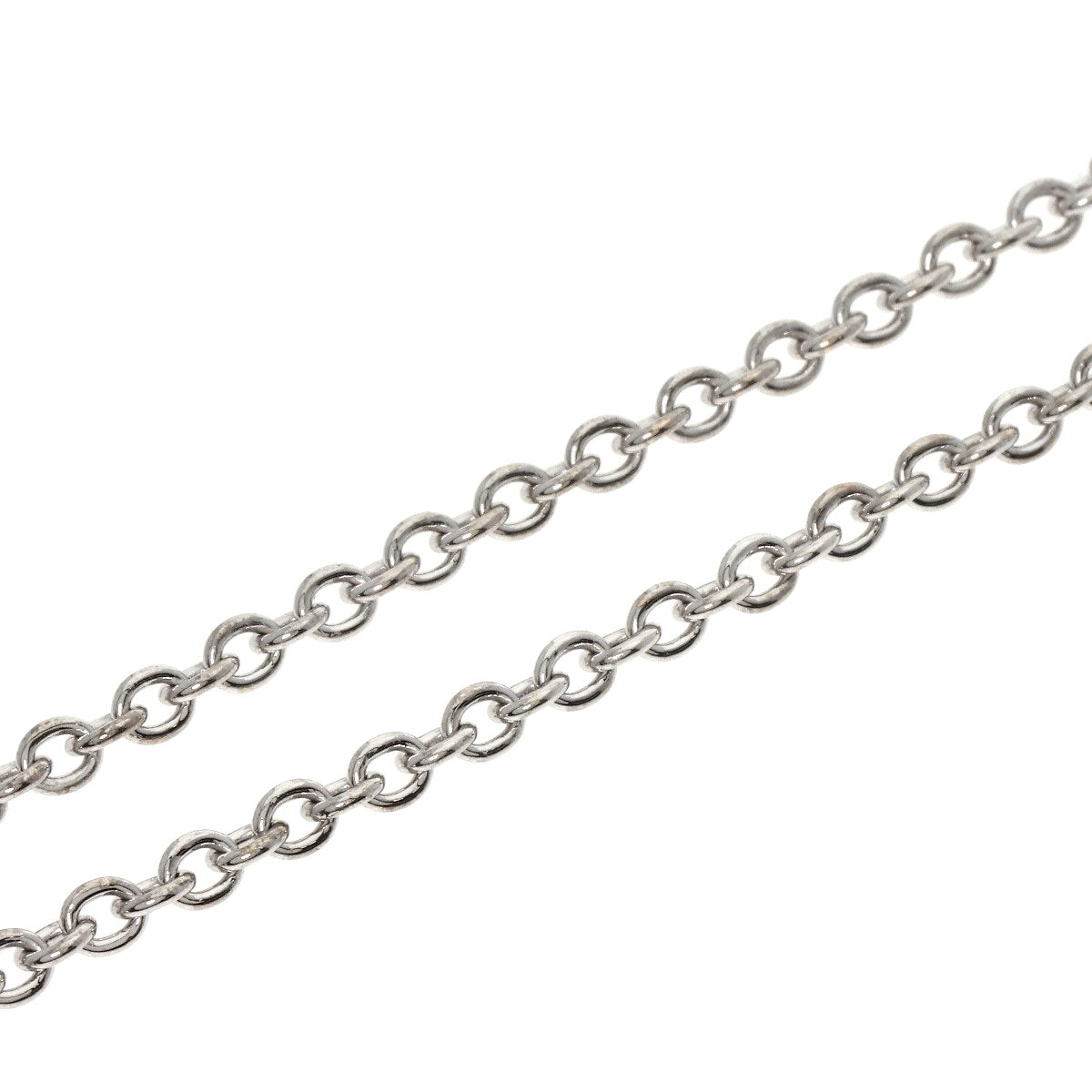 BVLGARI Chain 17.7" Necklace K18 White Gold Ladies [Used]