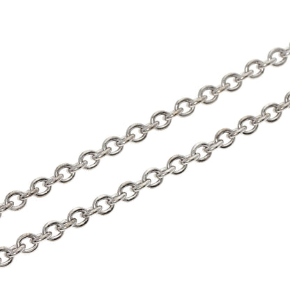 BVLGARI Chain 17.7" Necklace K18 White Gold Ladies [Used]