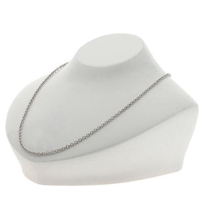 BVLGARI Chain 17.7" Necklace K18 White Gold Ladies [Used]