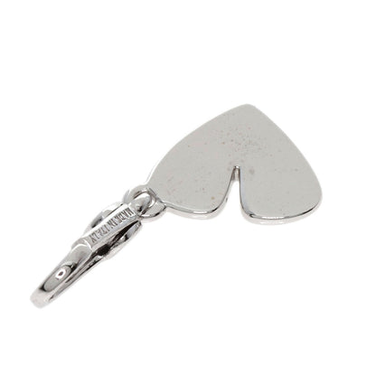 BVLGARI   Cuore Heart Charm Pendant top  K18 White Gold Ladies [Used]