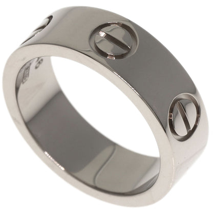 CARTIER love ring #46 Ring K18 White Gold Ladies [Used]