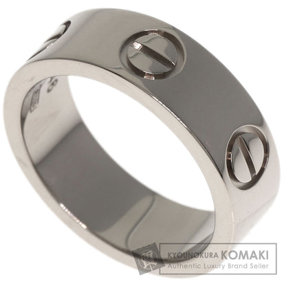 CARTIER love ring #46 Ring K18 White Gold Ladies [Used]