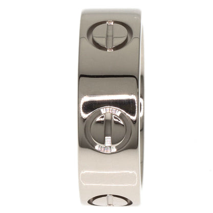 CARTIER love ring #46 Ring K18 White Gold Ladies [Used]