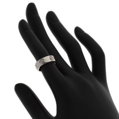 CARTIER love ring #46 Ring K18 White Gold Ladies [Used]