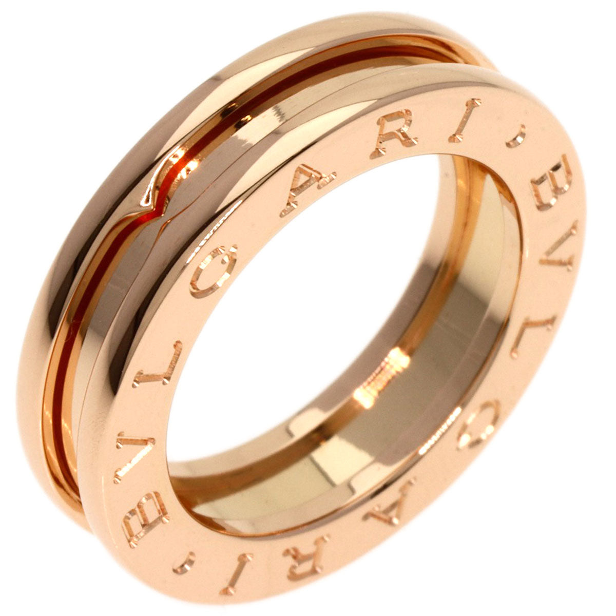 BVLGARI   Ring B-zero1 B-zero1 1 band XS #47 K18 Pink Gold Ladies